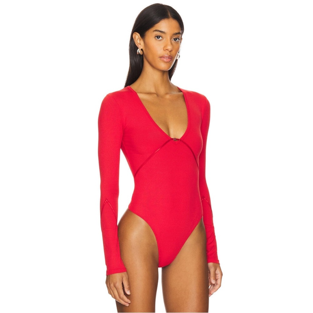 Free People Intimately Victoria Plunge Bodysuit
